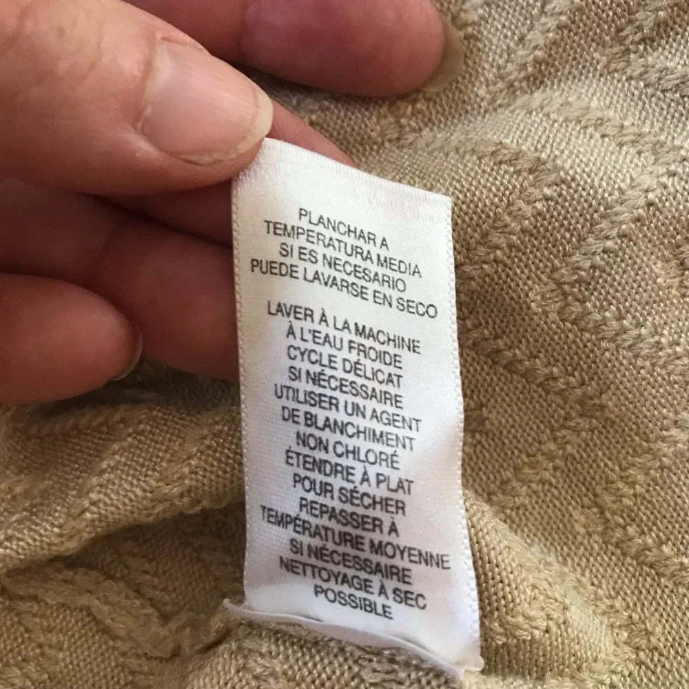 Stunning vintage long sweater and vest set with a chevron knit pattern. EUC - Picture 8 of 16